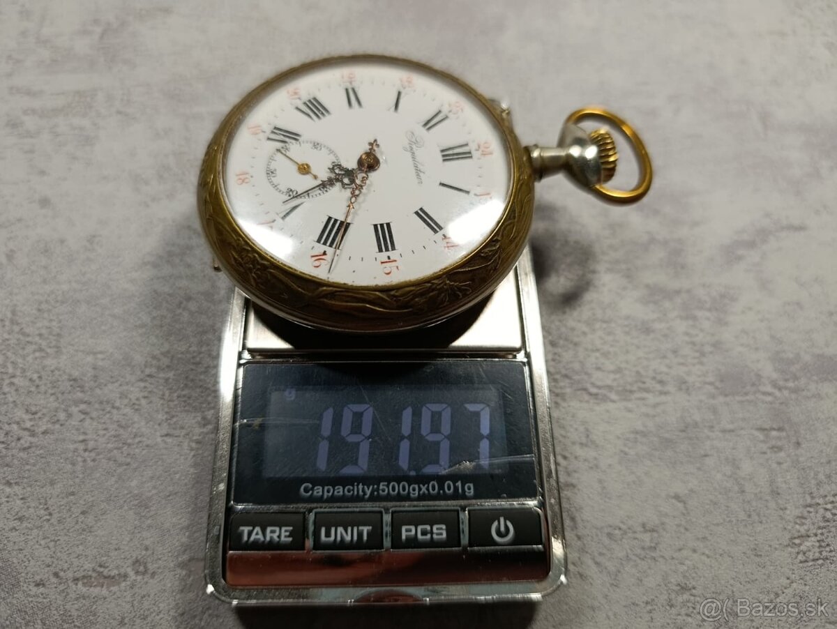 Obrovské kapesní hodinky Régulatéur, 67mm, 192g - 20