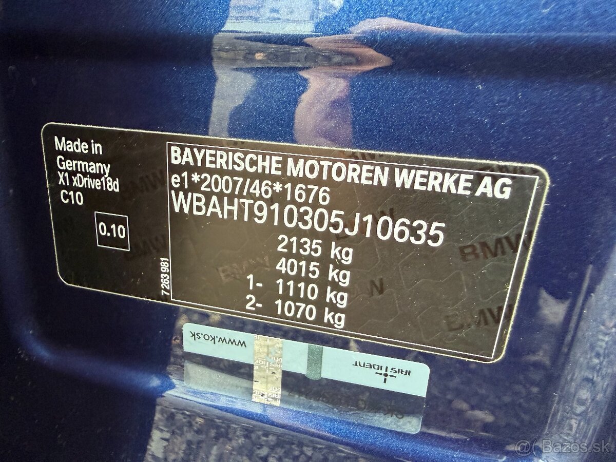 BMW X1 xDrive 18d Advantage A/T - 20