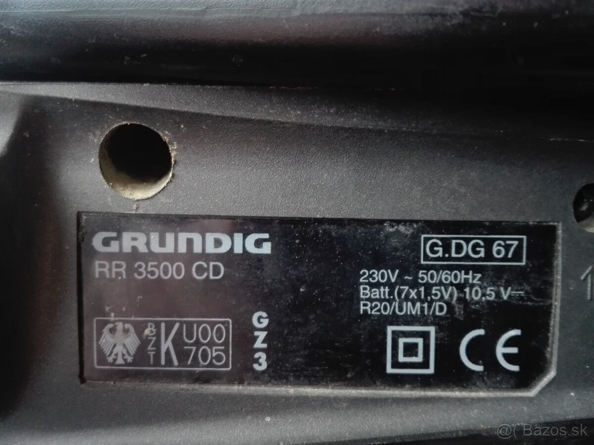 Rádio ELTA, CCCP rádio ABAVA, Grundig RR-3500 CD. - 20
