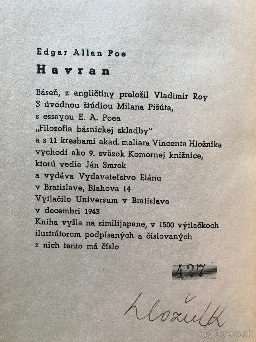 Jean Arthur Rimbaud: Le Bateau ivre, Edgar Allan Poe: Havran - 20