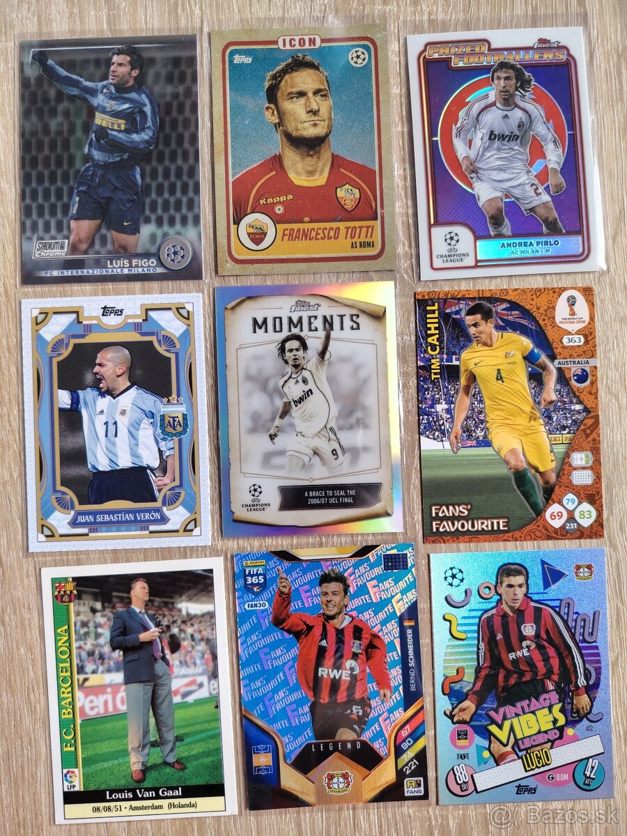 Futbalové kartičky - legendy - 20