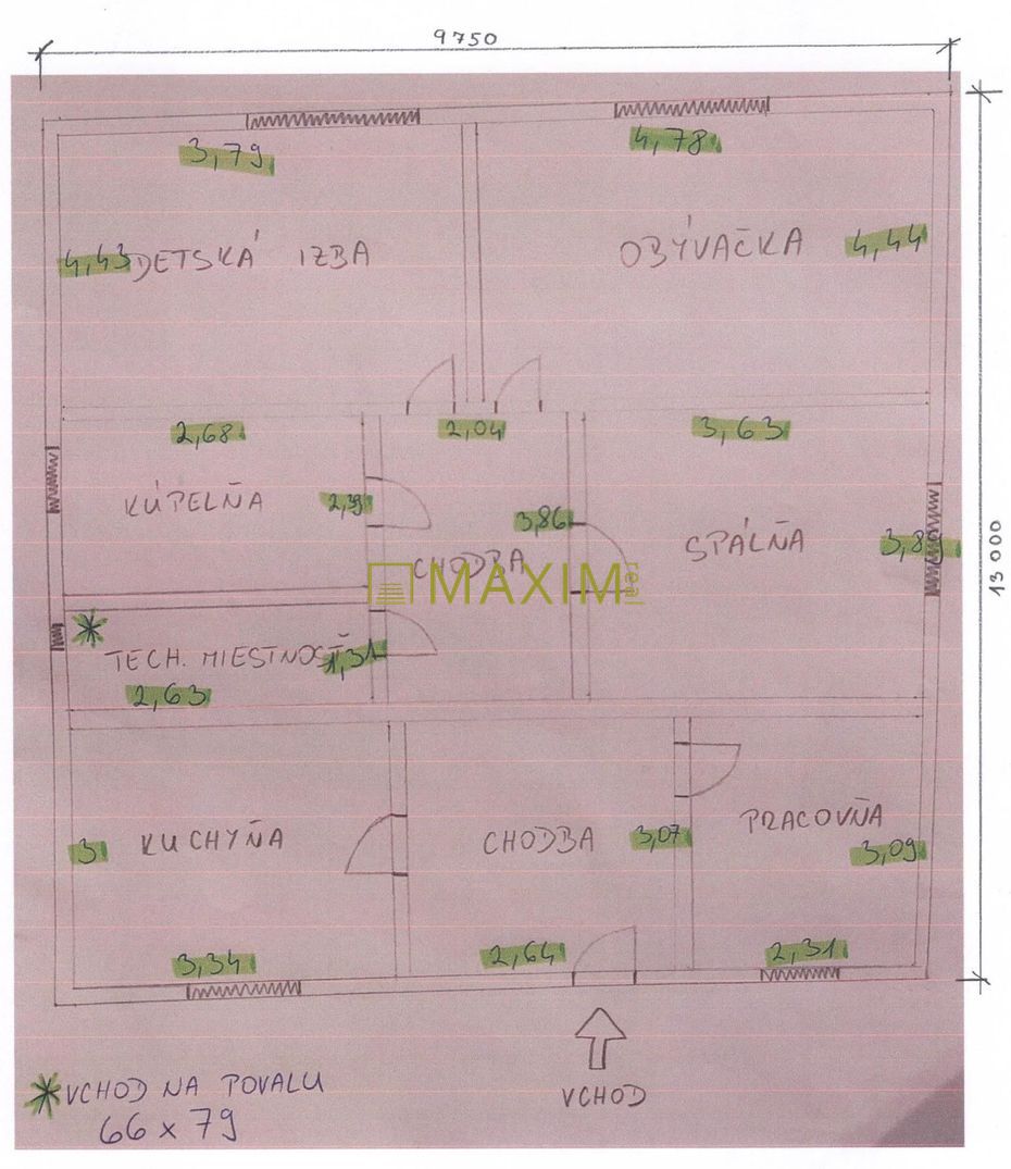 4-izbový rodinný dom s VEĽKÝM slnečným pozemkom v Studienke - 20