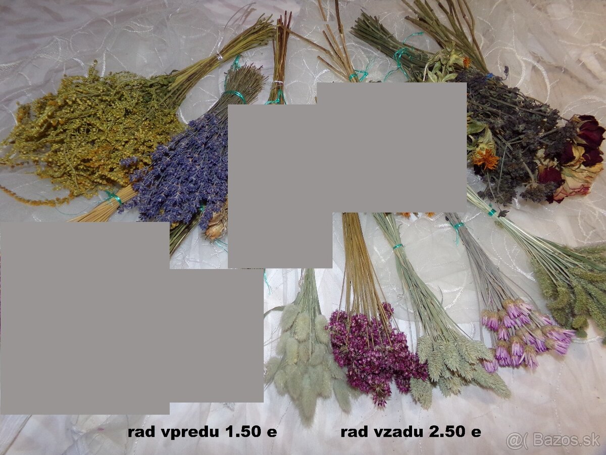 SUŠENÉ KVETY NA ĎALŠIU TVORBU - 20