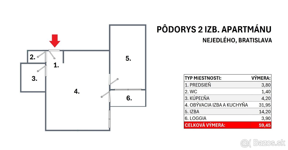 2-IZB. APARTMÁN V NOVOSTAVBE, PARKING + PIVNICA, MAMAPAPA - 20