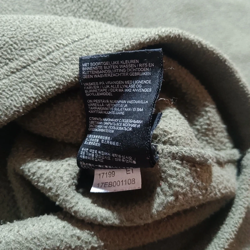 Jack Wolfskin zelená khaki flísová bunda / mikina fleece XL - 20