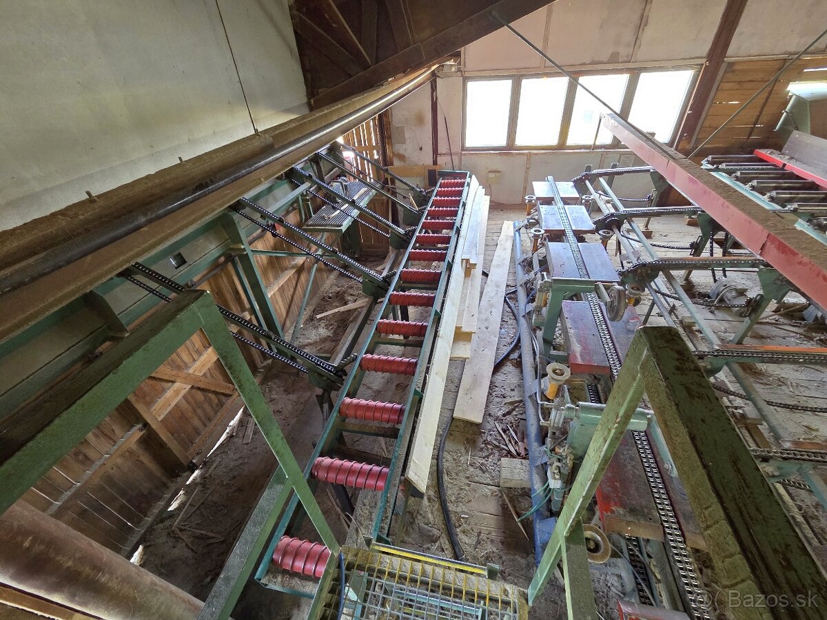 katr drevo 40-50m3/den linka G710+G560 porez rámová pila - 20