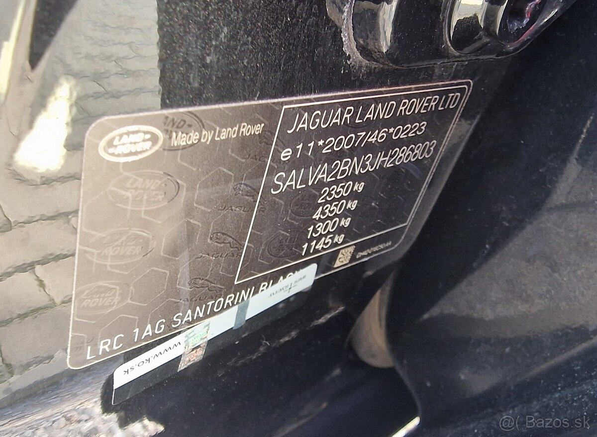 LAND ROVER RANGE ROVER EVOQUE 2.0 TD4 4x4 /MOŽNÝ ODPOČET DPH - 20