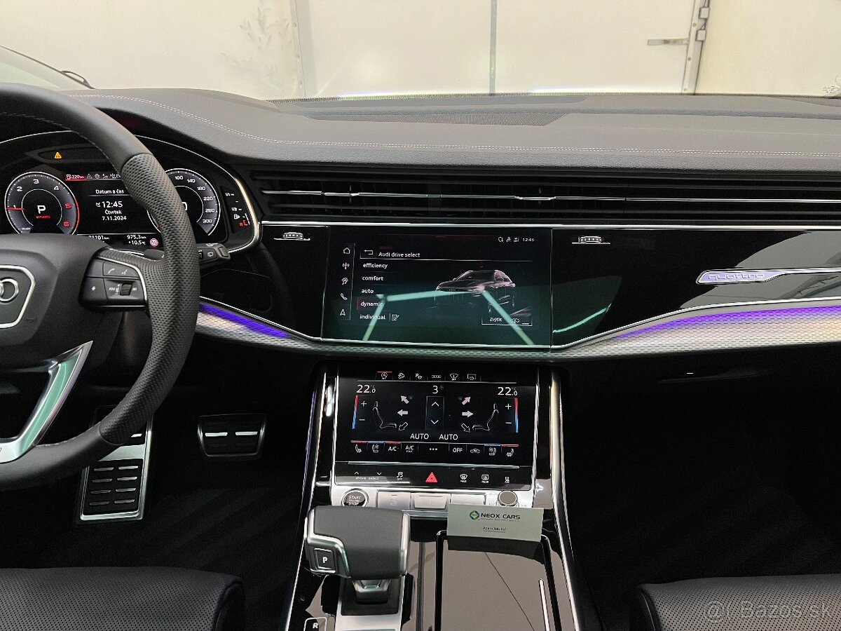 Audi Q8 50TDi,210kW,Quattro,SlineLaserTažnéVzduchWebastoNOVÁ - 20
