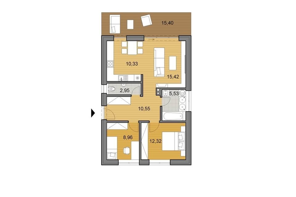 Predám rodinný dom bungalov v obci Lúky- okres Púchov - 20