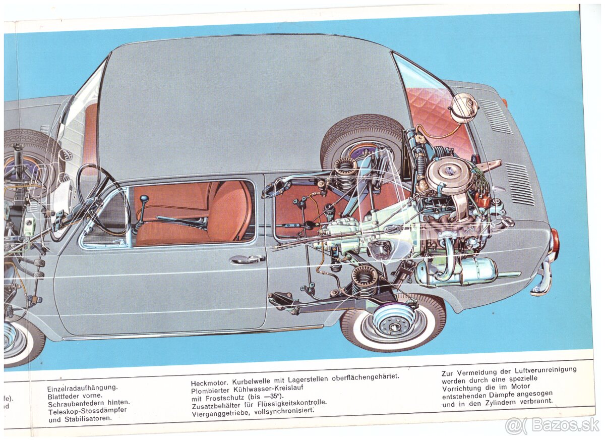 prospekty FIAT: 1100, 500L, 850 SPORT SPIDER, 850 - 20