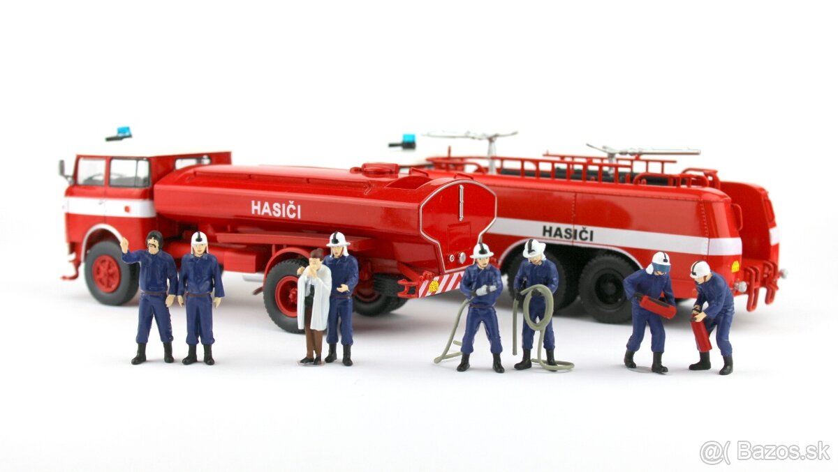 Ručne malované figúrky hasičov 1:43 - 20