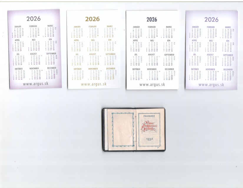 Staré vreckové kalendáriky - 20
