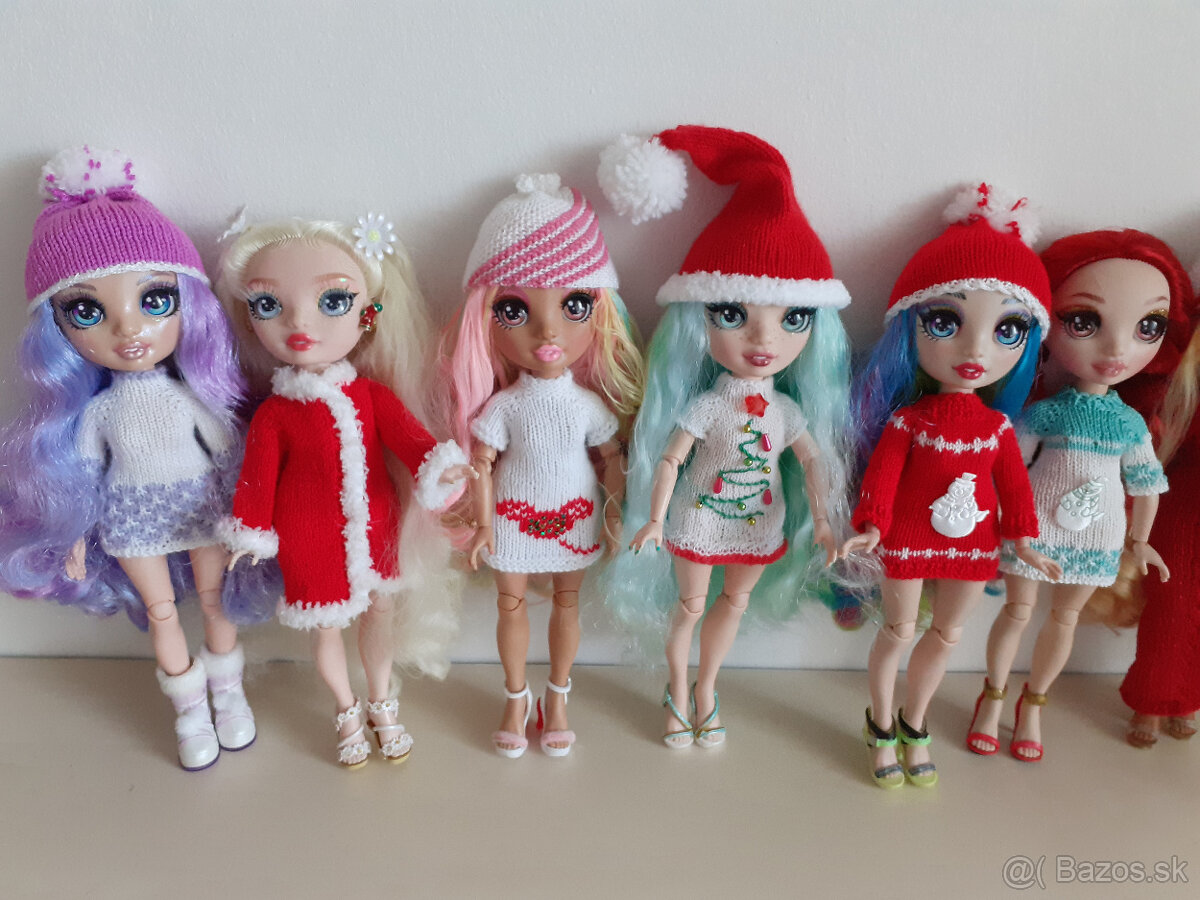 Kožuchy šaty pre bábiky Rainbow high barbie čiapky - 20