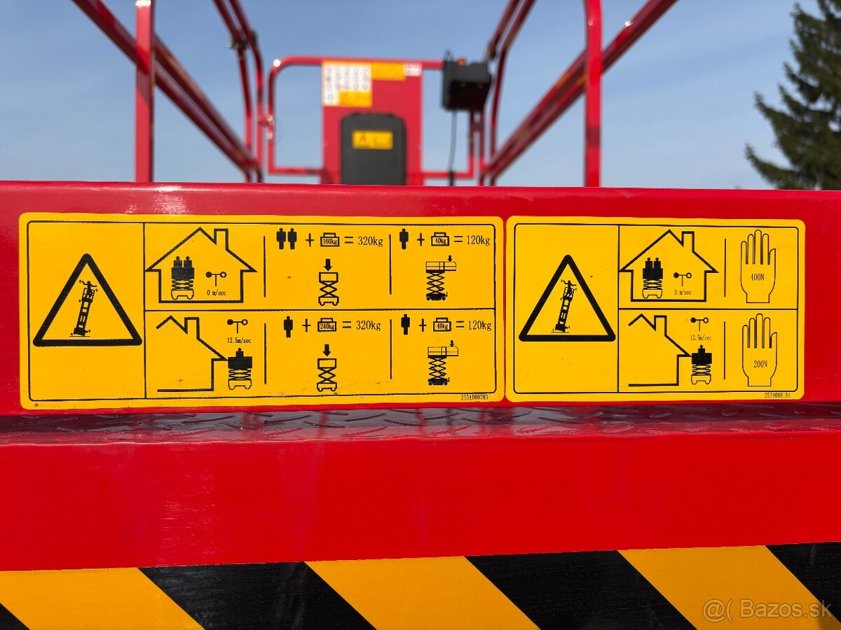 Pracovna plošina nová LGMG S1413EII 15,8m - 20