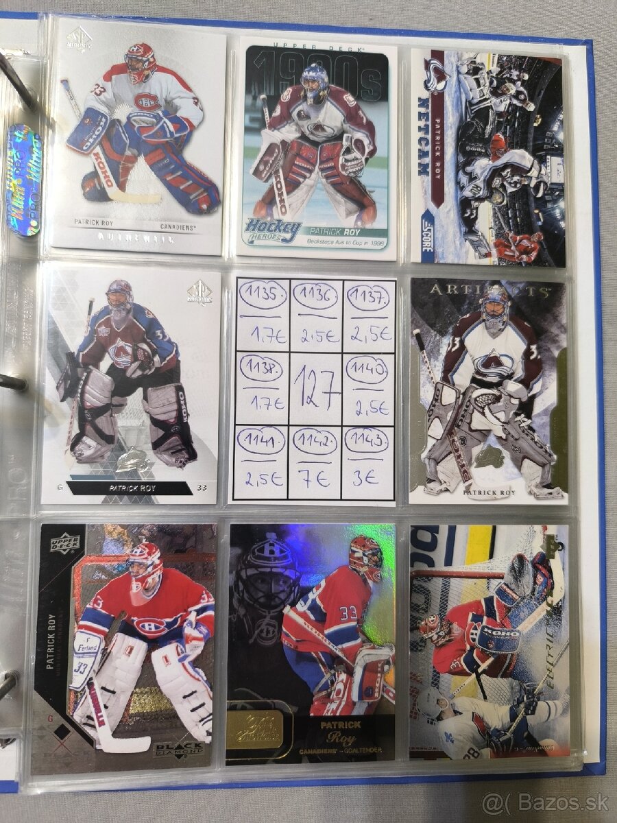 Hokejové kartičky - Patrick Roy 5 - 20