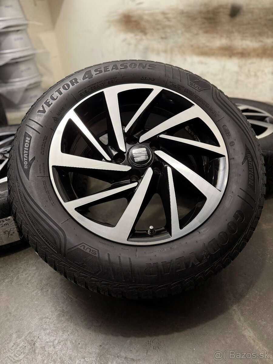 Zimná sada VW Woodstock 5x112 R17 , 215/65/17 Tiguan Kodiaq - 20