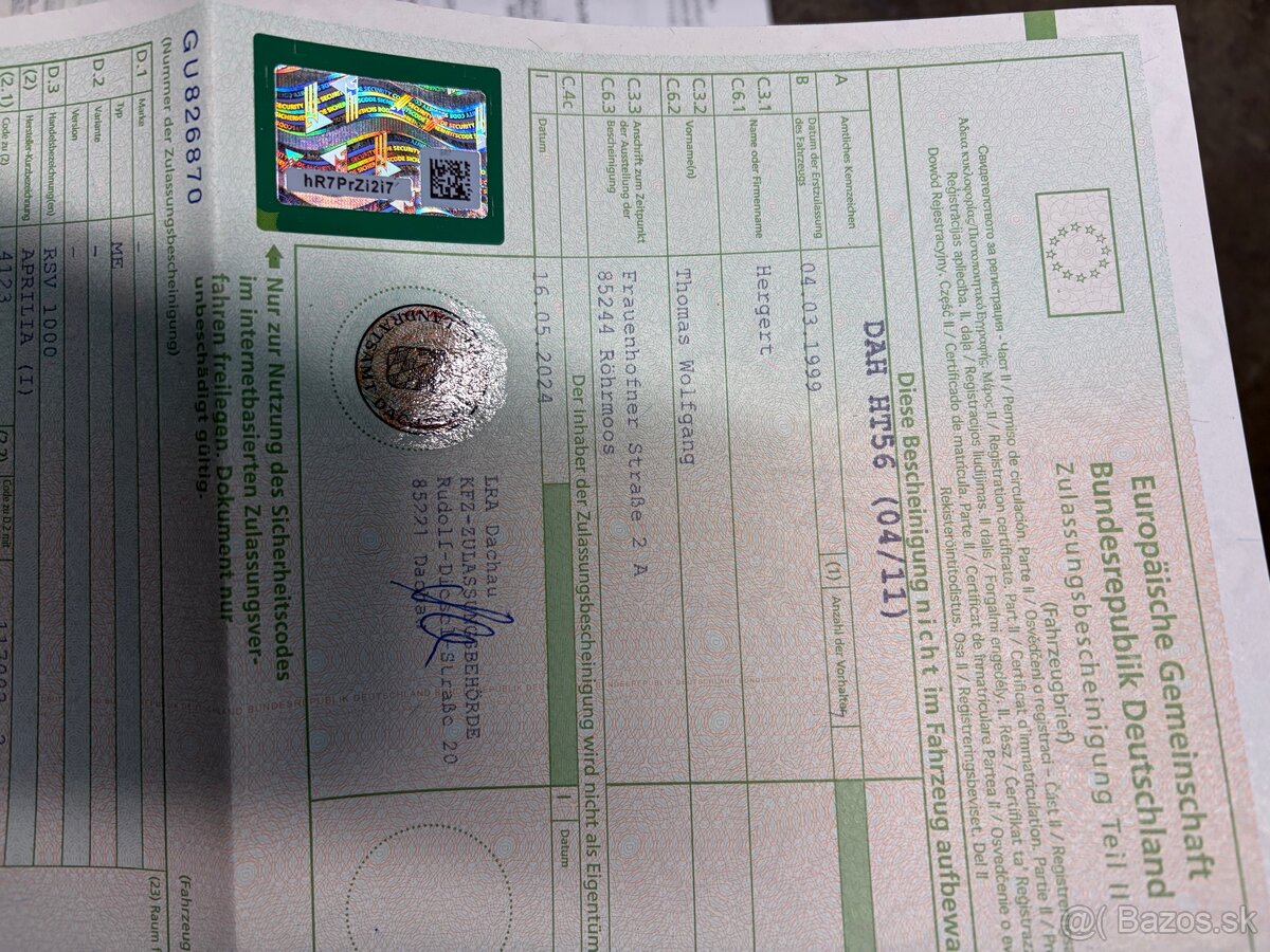 Aprilia Rsv 1000 - 20