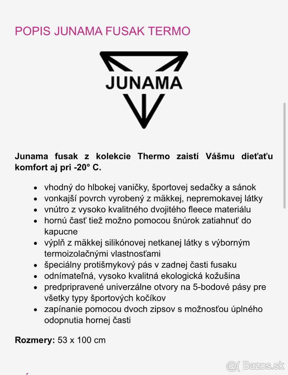 Kočík JUNAMA Exclusive + zadarmo koženný fusak s rukavicami - 20