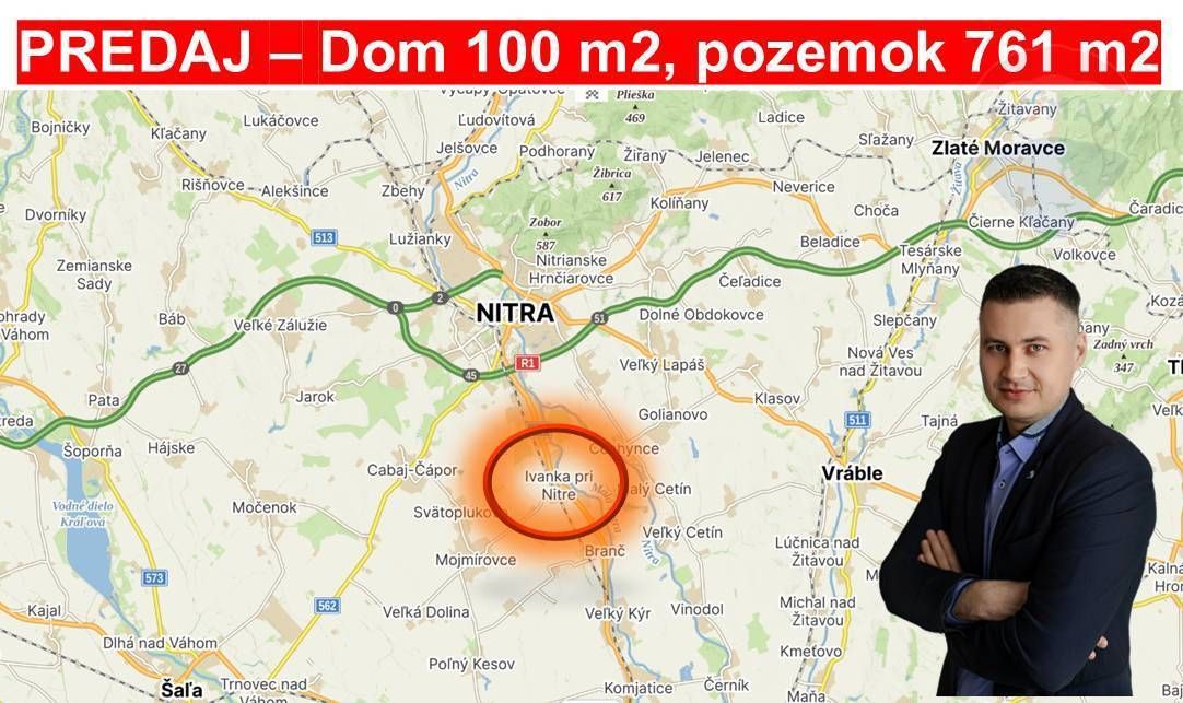 Predaj dom 100 m2 na pozemku 761 m2 v obci Ivanka pri Nitre - 20