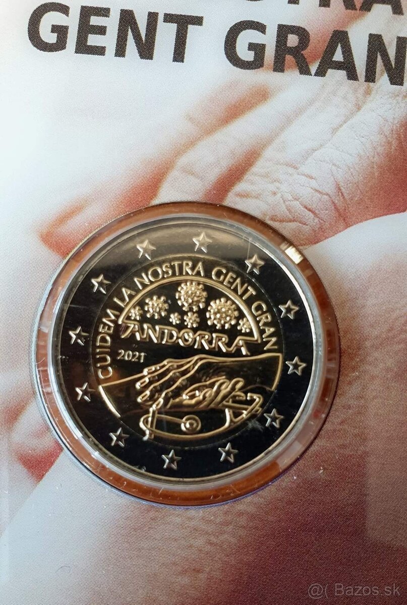 2eur.sk - pamätné 2€ euro Andorra - Proof + BU - 20