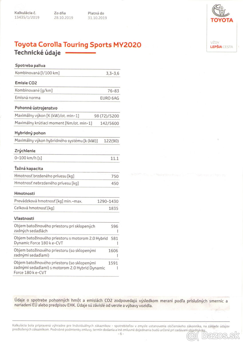Toyota Corolla Combi 1.8 Hybrid Comfort Tech Style/2020 - 20