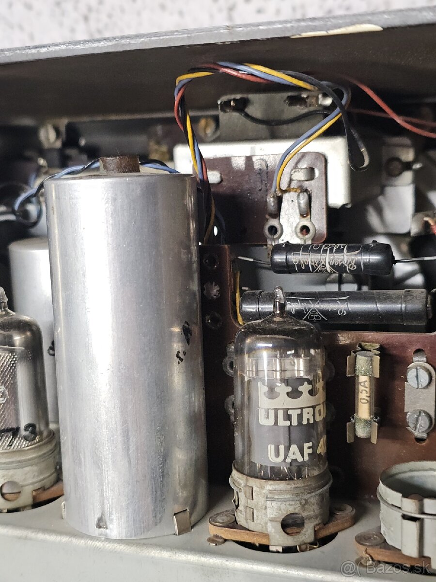 TE-KA-DE Z483 》Starožitné elektronkové radio 》bakelit Tekade - 20