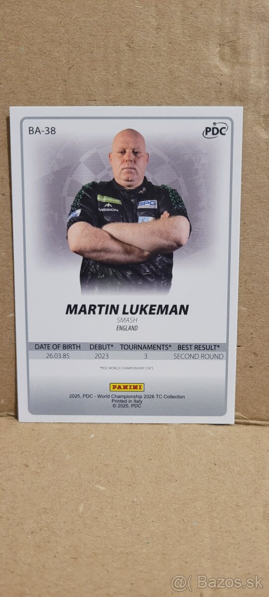 Hráči PDC Darts Šípky #3 2026 - 20