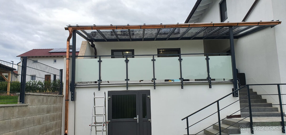 Hliník,kov,nerez-terasa,balkón,schody,plot,brána,prístrešok. - 20