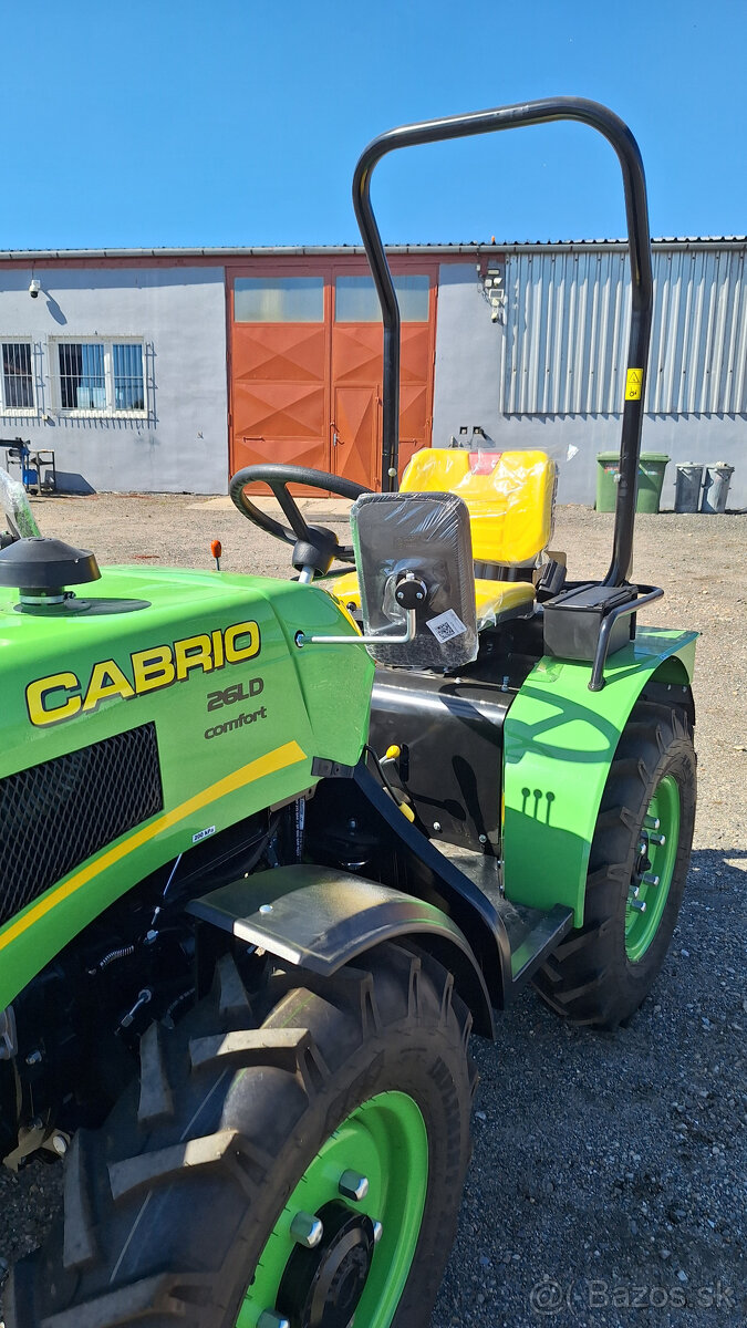 NOVÝ malotraktor CABRIO 26 LD Šálek Comfort - 20