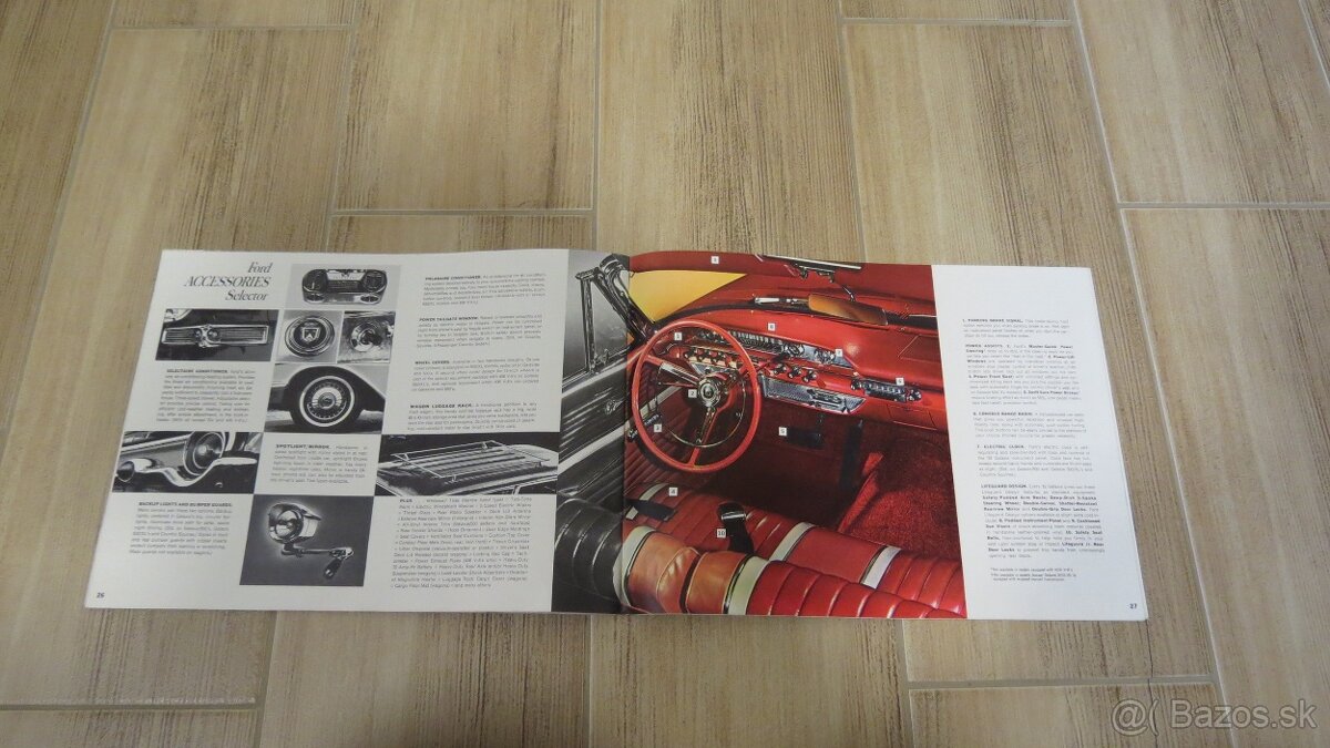 Prospekty Ford Escort Cortina Taunus a další 60.-90. léta. - 20