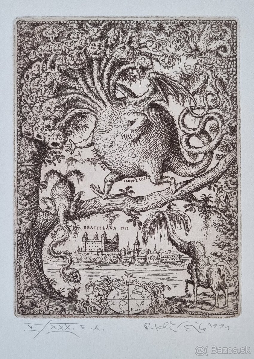 Predám grafické práce Petra Kľúčika a tiež grafiky od iných - 20