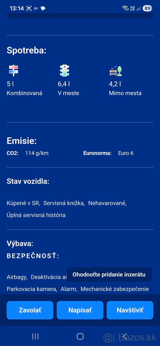 Škoda octavia 3 1.5 tsi dsg len 73000km - 20