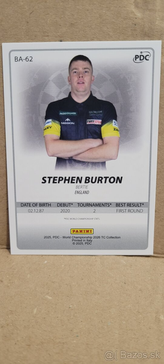 Hráči PDC Darts Šípky #5 2026 - 20