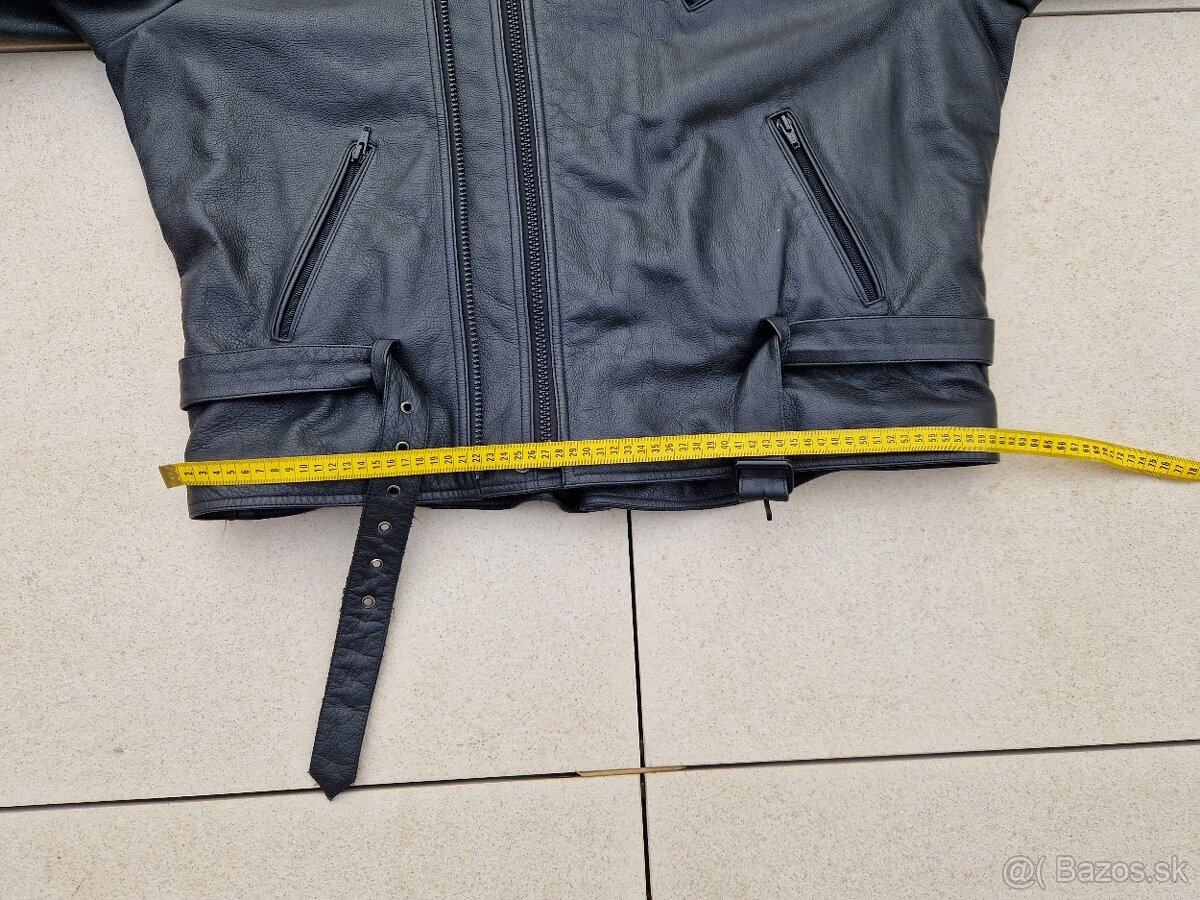 Pánská kožená moto bunda iXS velikost 66 (3XL) - 20