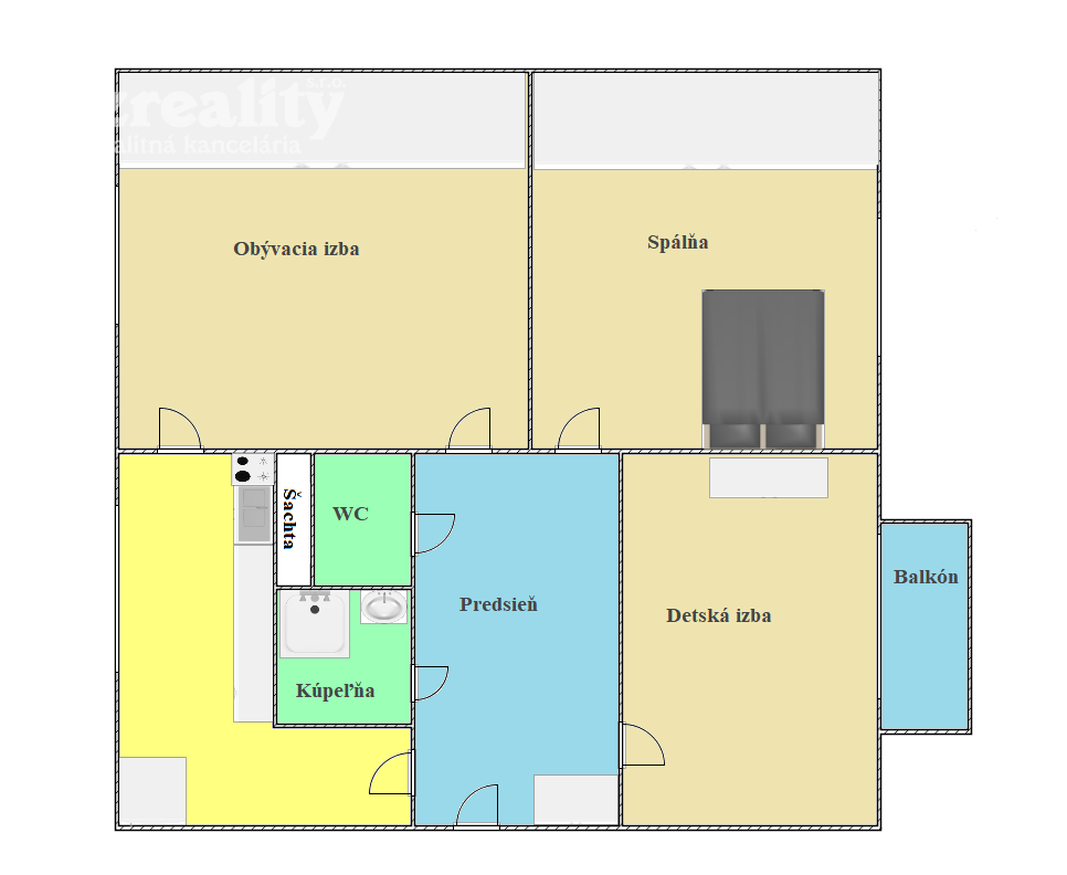 Iba u nás 3 izbový slnečný byt na predaj v Komárne - 20