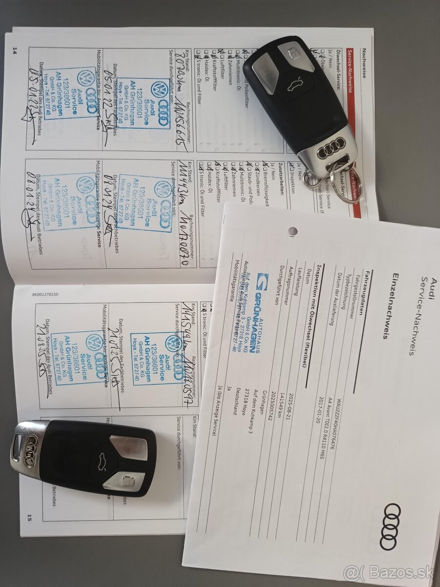 Audi A4 Avant 2.0 TDI 2017 Manuál - 20