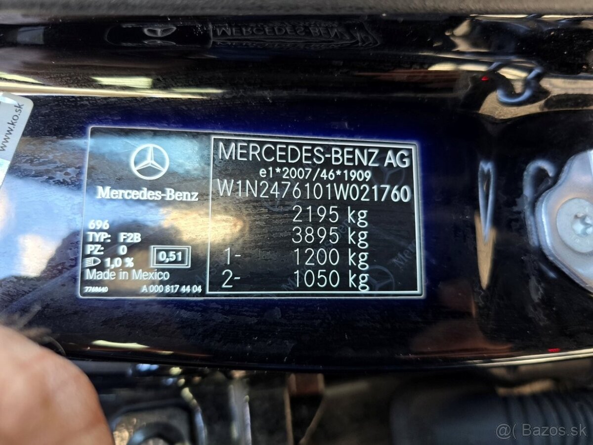 Mercedes-Benz GLB 180d A/T, Mesačne: 349€ - 20