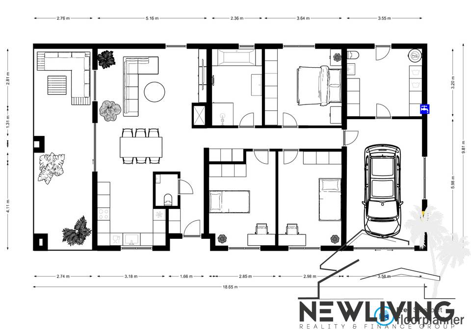 predaj 4iz. novostavby RD s garážou na Modrovke 1km od diaľn - 20