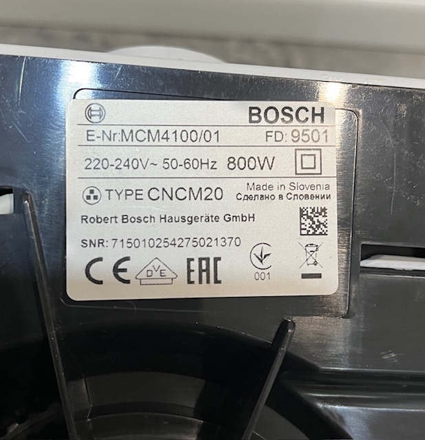 Kuchynský robot Bosch MCM4100 800W - 20