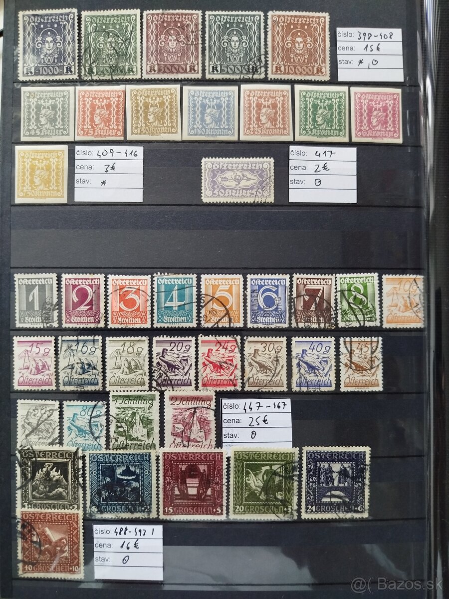 staré Rakúsko - zbierka známok, album grátis - 20