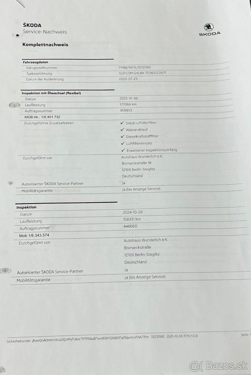Škoda Superb Combi L&K 2.0 TDI 140kW WEBASTO - 20