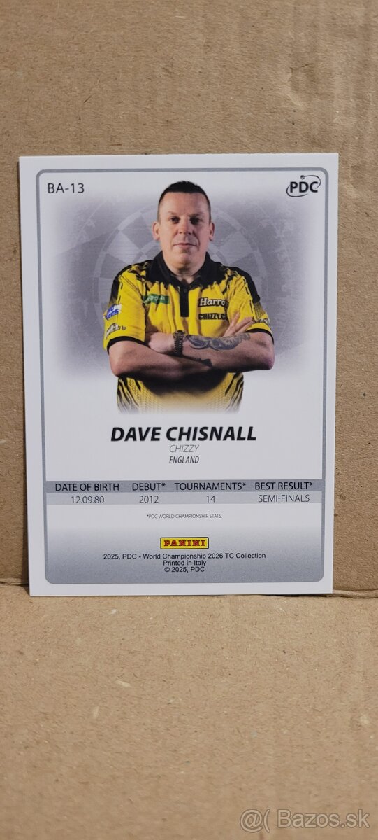 Hráči PDC Darts Šípky #1 2026 - 20