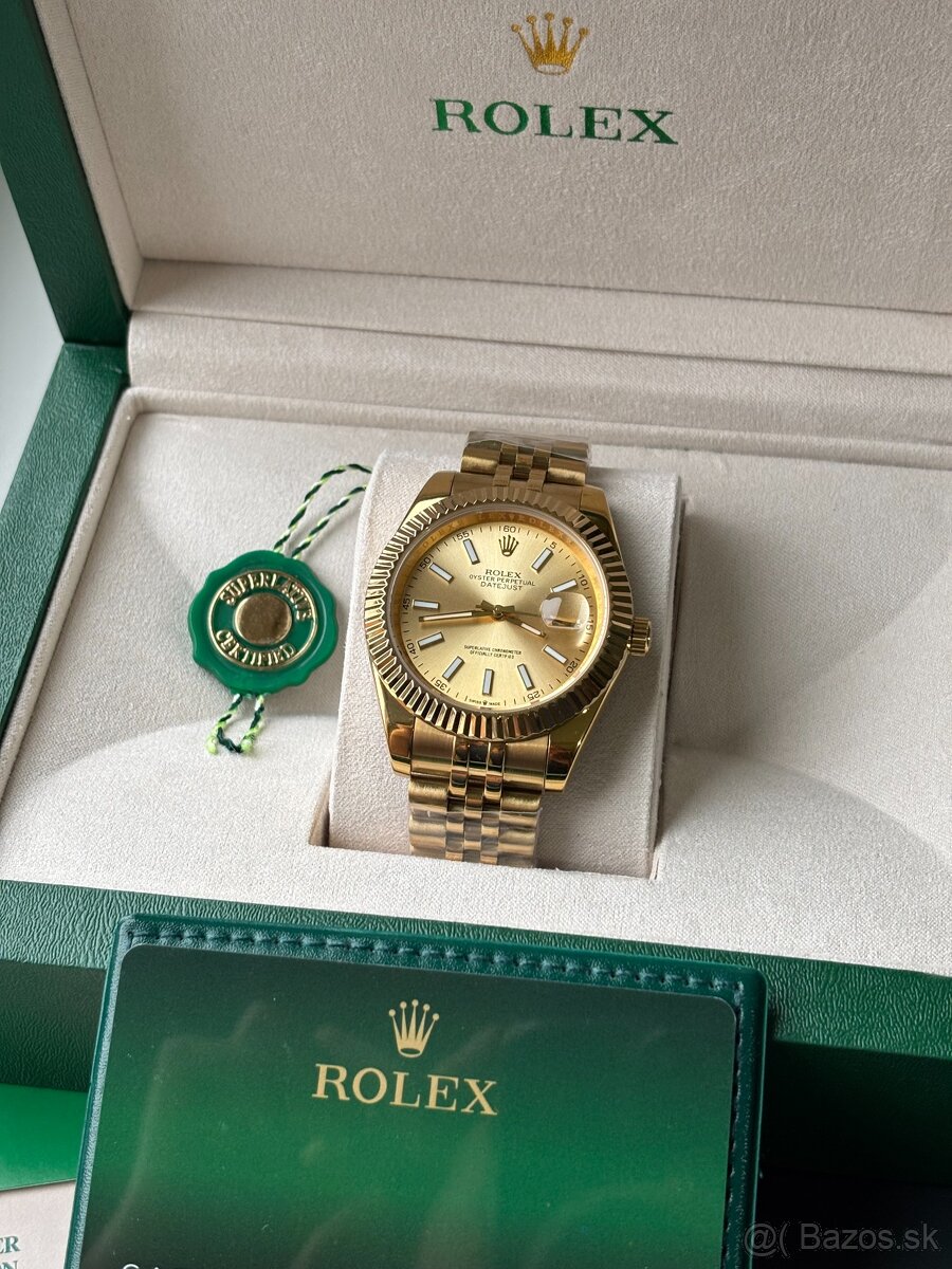 Rolex Datejust Full Gold, Nové, 40mm - 20