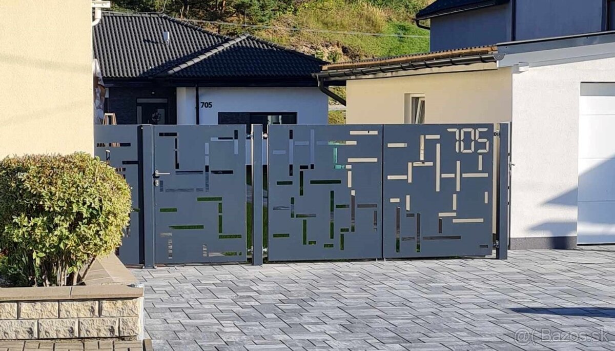 Brány, ploty, zábradlia, bráničky, plotové dielce, pergoly - 20