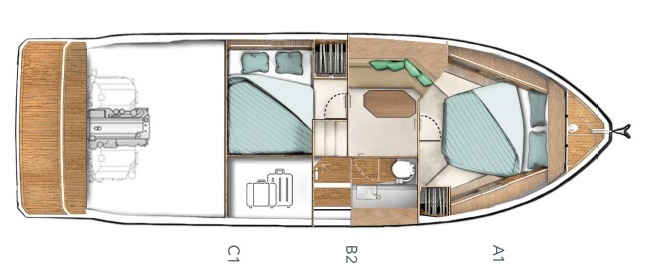 Motorová jachta SEALINE S335 - 20