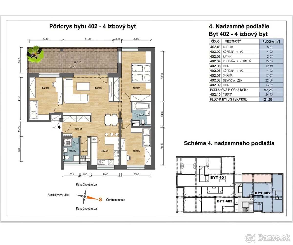 4-izbový byt v novostavbe, Košice-Juh - 20