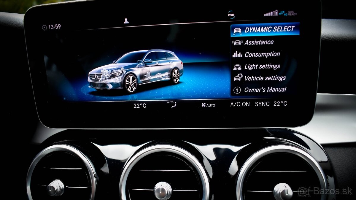 Mercedes C trieda 220 CDi Combi 143kw 9st. Automat - 20