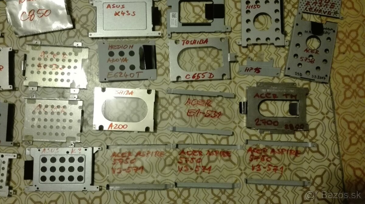 CPU. Procesor. HDD rámček. WIFI. GSM modul. - 20