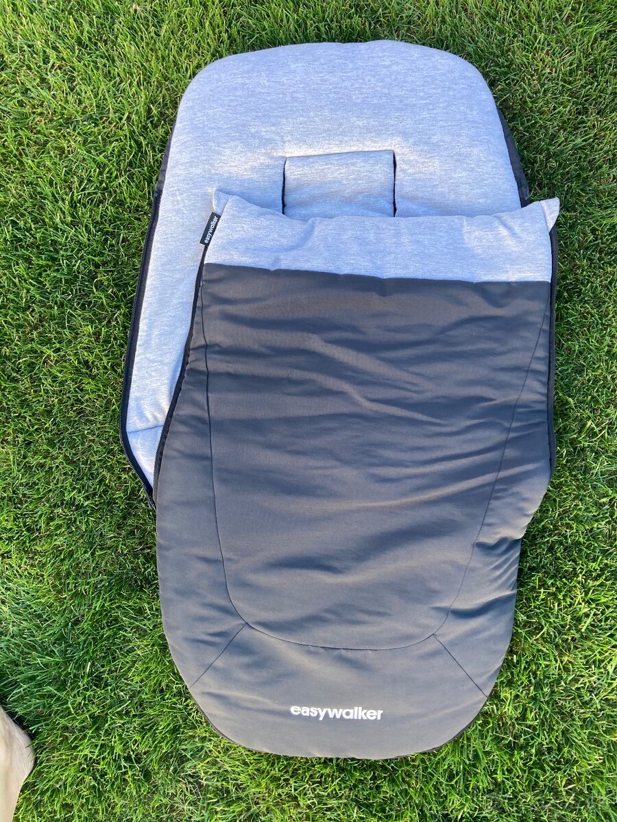 EASYWALKER HARVEY2 KOČÍK + ŠPORTOVÁ ČASŤ NIGHT BLACK - 20