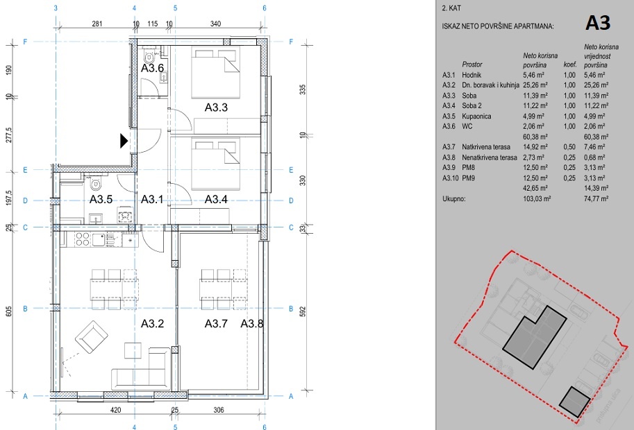 3-izbový apartmán v novostavbe s výhľadom na more,Chorvátsko - 20